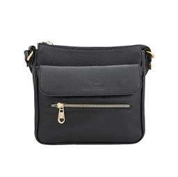 کیف دوشی زنانه کد 9078B رنگ مشکی