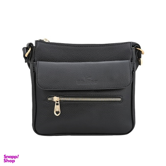 کیف دوشی زنانه کد 9078B رنگ مشکی