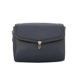 کیف دوشی زنانه دلفارد کد 9f121 رنگ سرمه ای