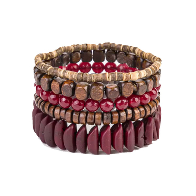 دستبند چرم زنانه ریسه گالری (Ri3 Gallery) مدل بمبیی W1294