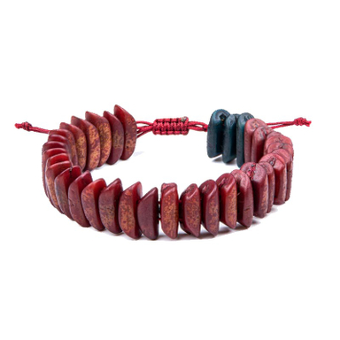 دستبند چرم زنانه ریسه گالری (Ri3 Gallery) مدل هسته خرما W1191