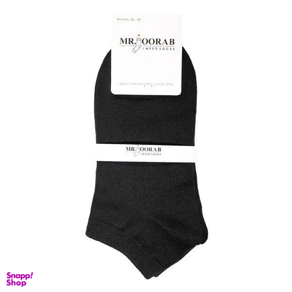 جوراب زنانه مستر جوراب (Mr Joorab) مدل R213001 رنگ مشکی