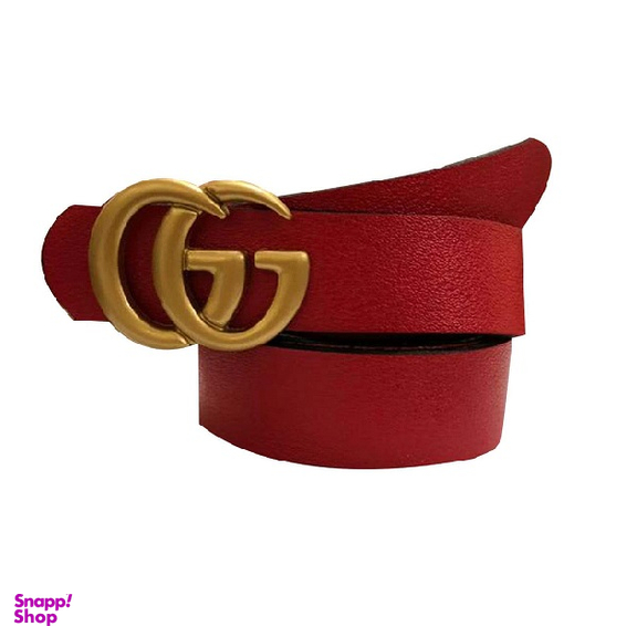 کمربند زنانه کیفانی (Kifany) طرح گوچی 1100 مدل GUCCI فری سایز رنگ قرمز