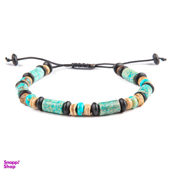 دستبند سنگ مردانه ریسه گالری (Ri3 Gallery) مدل جاسپر دریایی J1268
