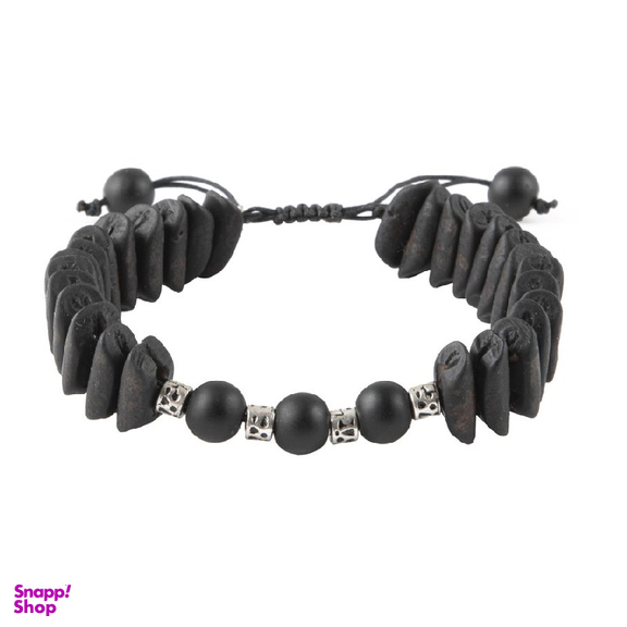 دستبند نقره مردانه ریسه گالری (Ri3 Gallery) مشکی W1148