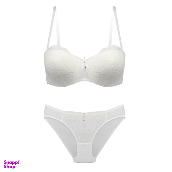 ست اسفنجی انجی (angGee) مدل s376 سفید مخملی