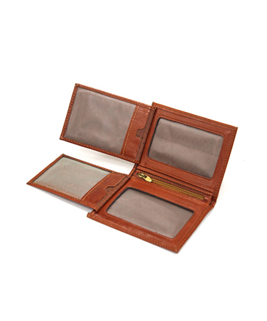 کیف پول جیبی مردانه چرم طبیعی آروین چرم (Arvin Leather) کد AR-226-