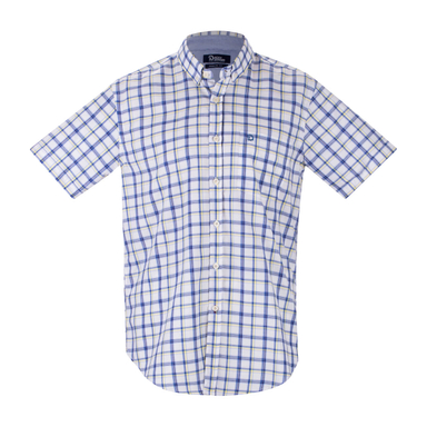 پیراهن آستین کوتاه چهار خانه بادی اسپینر (Body Spinner) مدل 6289