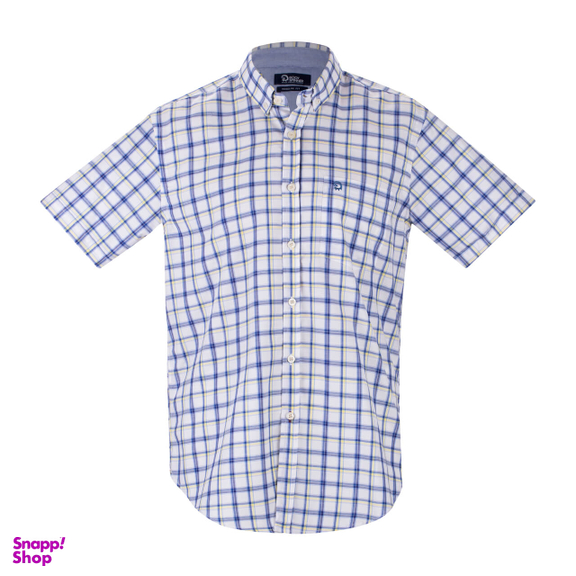 پیراهن آستین کوتاه چهار خانه بادی اسپینر (Body Spinner) مدل 6289