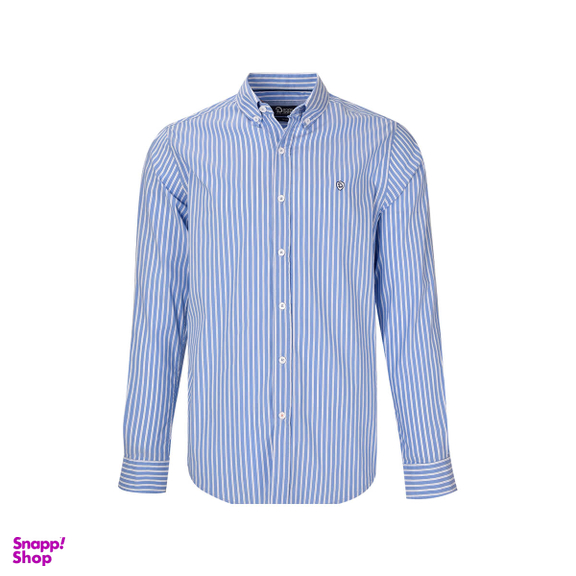 پیراهن راه راه یقه دار اسلیم بادی اسپینر (Body Spinner) مدل 11446