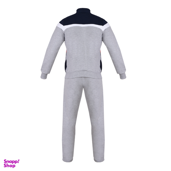 ست سویشرت و شلوار ورزشی مردانه تکنیک پلاس 07 (Technic + 07) مدل GK109 رنگ طوسی