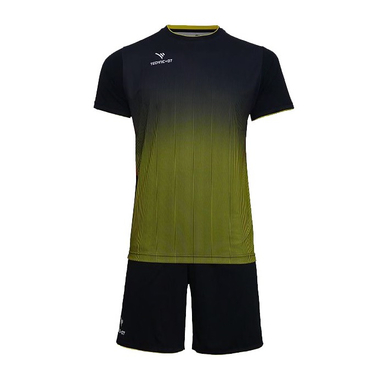 پیراهن و شلوارک ورزشی مردانه تکنیک پلاس 07 (Technic + 07) مدل PS-125 رنگ سبز-مشکی