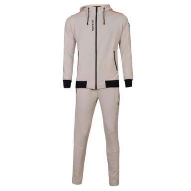 ست گرمکن و شلوار ورزشی مردانه تکنیک پلاس 07 (Technic + 07) مدل GK-SH-121-126-KE رنگ کرم
