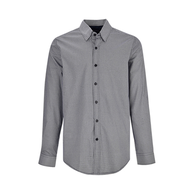 پیراهن مردانه پوپلین چاپی بادی اسپینر (Body Spinner) مدل 2725 سرمه ای