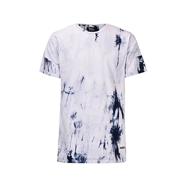 تی شرت مردانه آستین کوتاه آبرنگی بادی اسپینر (Body Spinner) مدل 2969 سرمه ای