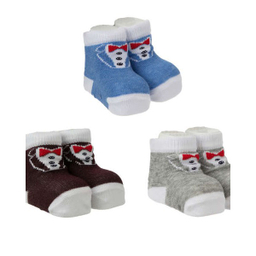 جوراب نوزادی فیورلا (Fiorella) مدل 3834 مجموعه 3 عددی
