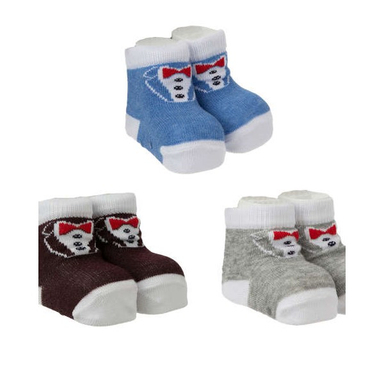 جوراب نوزادی فیورلا (Fiorella) مدل 3834 مجموعه 3 عددی