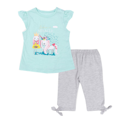 ست تی شرت و شلوار دخترانه فیورلا (Fiorella) مدل 21025