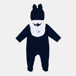 ست سرهمی و کلاه نوزادی فیورلا (Fiorella) مدل 50012