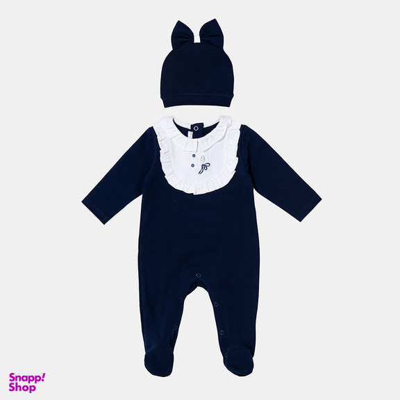 ست سرهمی و کلاه نوزادی فیورلا (Fiorella) مدل 50012