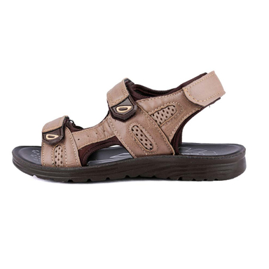 صندل پسرانه مدل سیلوانه میانه قهوه ای