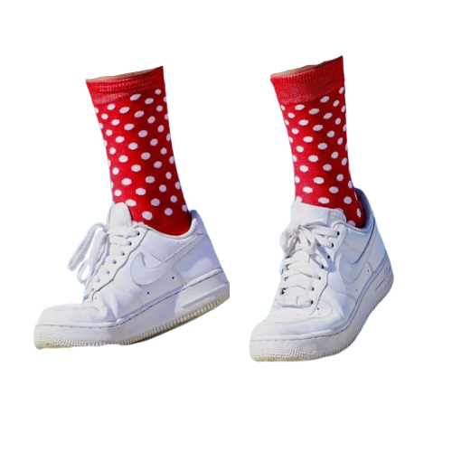 جوراب مچی ساقدار زنانه ملورین (Melorin) مدل خالدار