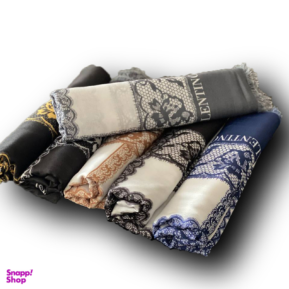 روسری نخی طرح ولنتینو کوکو اسکارف