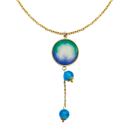 گردنبند زنانه مدل ابر و باد