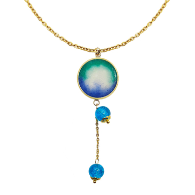 گردنبند زنانه مدل ابر و باد