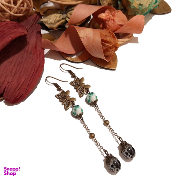 گوشواره مدل پروانه کد NE0054