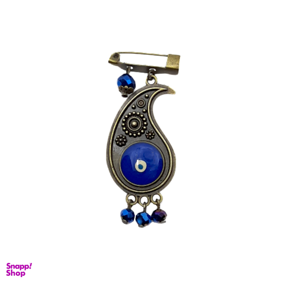 گل سینه پیکسلی طرح چشم نظر