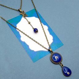 گردنبند رومانتویی مدل پروانه و چشم نظر