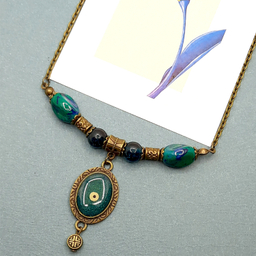 گردنبند دور گردنی مدل چشم نظر NE0023