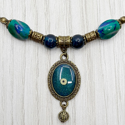 گردنبند دور گردنی مدل چشم نظر NE0023