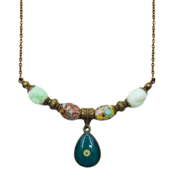 گردنبند کوتاه مدل چشم نظر NE0021