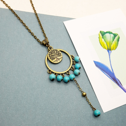 گردنبند رو مانتویی مدل درخت زندگی