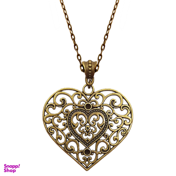 گردنبند رو مانتویی مدل قلب NE0063