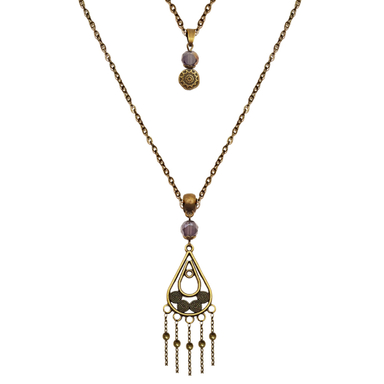 گردنبند رو مانتویی مدل اسلیمی