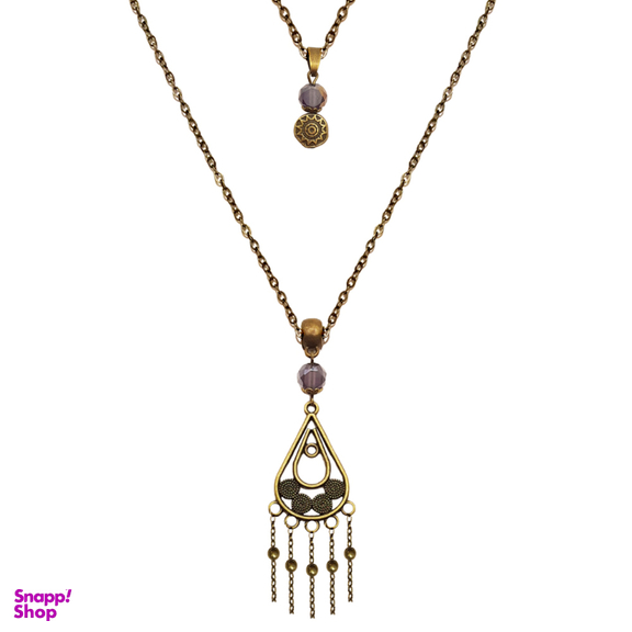 گردنبند رو مانتویی مدل اسلیمی