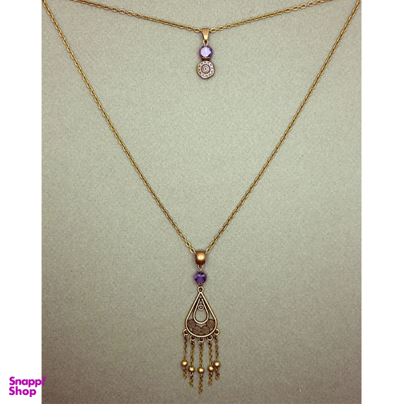 گردنبند رو مانتویی مدل اسلیمی