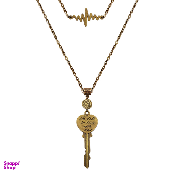 گردنبند بلند رو مانتویی مدل کلید و ضربان