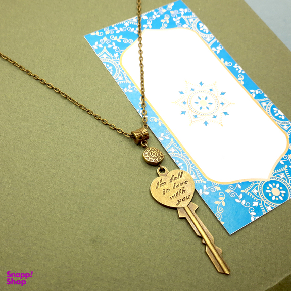 گردنبند بلند رو مانتویی مدل کلید و ضربان