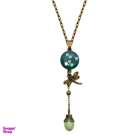 گردنبند کوتاه دور گردنی مدل سنجاقک