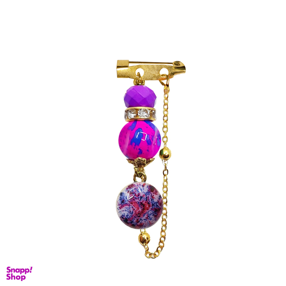 سنجاق سینه پیکسلی مدل آبرنگ