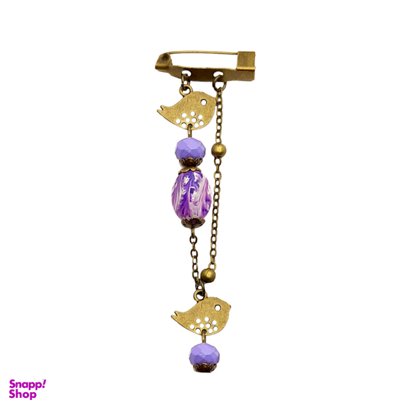 سنجاق سینه پیکسلی مدل پرنده کد 4587