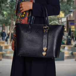 کیف دستی زنانه چرم طبیعی شهر چرم کد 111458