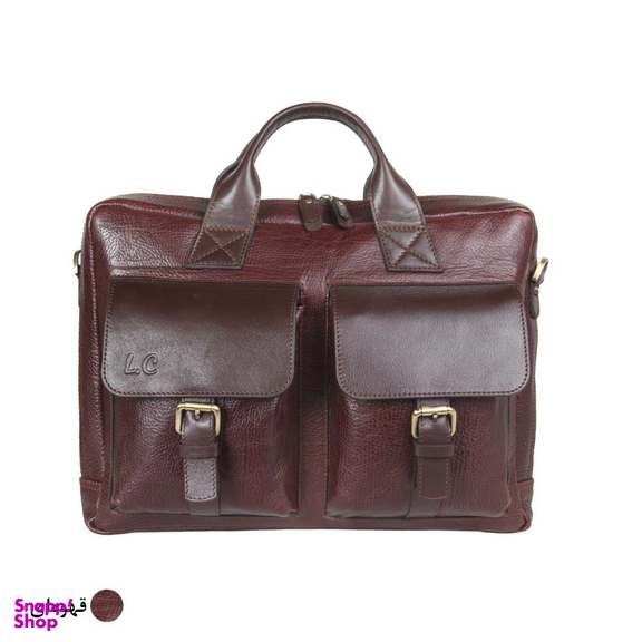 کیف چرم طبیعی اداری مردانه کد 111299