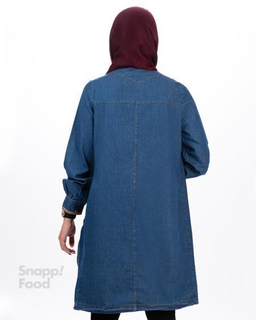 مانتو آواز آبی تیره