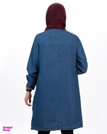 مانتو آواز آبی تیره