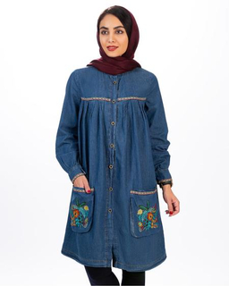 مانتو آواز آبی تیره